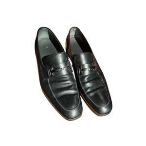Tod's Black Leather Loafers